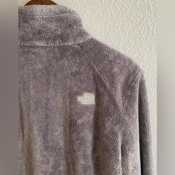 The North Face Women’s Full Zip Fleece Grey Jacket Size L - Picture 3 of 7
